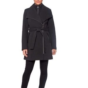 Two By Vince Camuto Women’s Belted Knit Wrap Coat